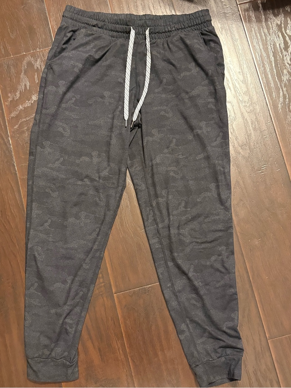 Members Mark Women’s Black Camo Jogger Sweatpants with Drawstring